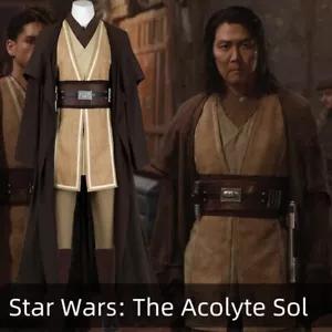 Xcoser Star Wars: Der Kumpel Sol Cosplay-Kostüm Jedi-Meister-Outfit Komplettset - Bild 1 von 21