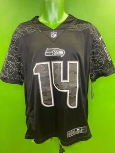 Camiseta deportiva limitada negra reflectante para hombre NFL Seattle Seahawks Metcalf #14 mediana nueva con etiquetas - Imagen 1 de 12