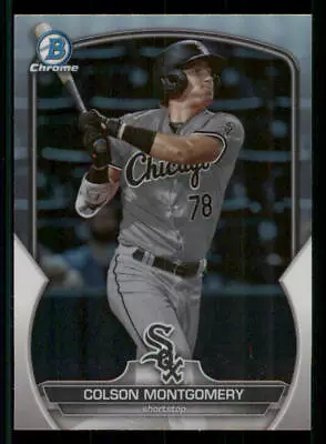 2023 Bowman Chrome Draft Refractors #BDC191 Colson Montgomery - Image 1 of 2