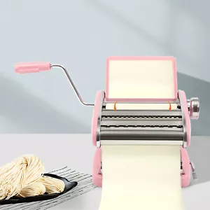 Fresh Pasta Maker Roller Machine for Spaghetti Noodle Fettuccine Stainless Steel - Picture 1 of 18