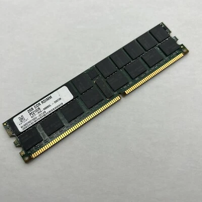 2GB PC2100R RDIMM DDR 266 ECC 128x4 2Rx4 Reg Ram Memory - Image 1 of 4