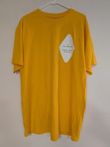Men's XL Post Malone Twelve Carat Toothache Yellow Butterfly Tour T-Shirt Rare - Picture 1 of 5