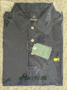 Polo uomo blu navy Masters Tech nuova sigillata grande L Augusta - Foto 1 di 3