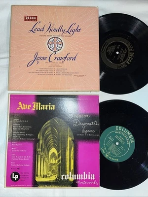 Jessica Dragonette & Jesse Crawford 10” Lot 2 Vinyl Ave Maria 1950 Hymns 1951 - Image 1 of 2