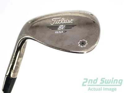 Titleist Vokey SM7 Brushed Steel Wedge Sand SW 56° Steel Wedge Flex Left 35.25in - Image 1 of 4
