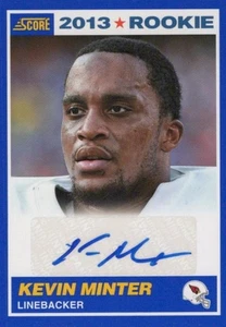 2013 Score Rookie Signatures Blue #389 Kevin Minter Cardinals - Picture 1 of 1