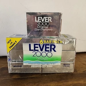 Menge 7 Riegel Hebel 2000 Original Frischer Duft Seife 4,5 Unzen EA Neu aus altem Lagerbestand (Hergestellt in den USA) - Bild 1 von 2