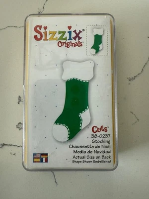 Sizzix Original Medium Stocking Provo Craft Scrapbooking Die  #38-0237 - Image 1 of 4