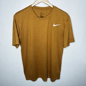 Nike Dri-Fit Legend Fitness T-Shirt Gold/Yellow Men’s Large CZ9736-290 Athletic - Picture 1 of 8