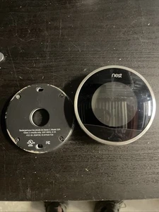 Nest 2nd Generation Learning Silver Programmable Thermostat: 02A Working - Picture 1 of 4