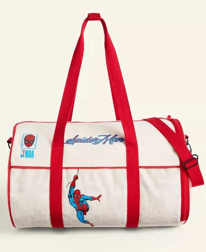 Bolso de hombro de viaje Marvel X NBA Spider-Man exclusivo de Macy’s para gimnasio Foto 1 de 4