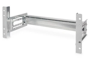 DIGITUS Hutschienenträger 19 Zoll - 4HE - Tiefe & Höhe der Norm-Schiene Variabel - Afbeelding 1 van 9