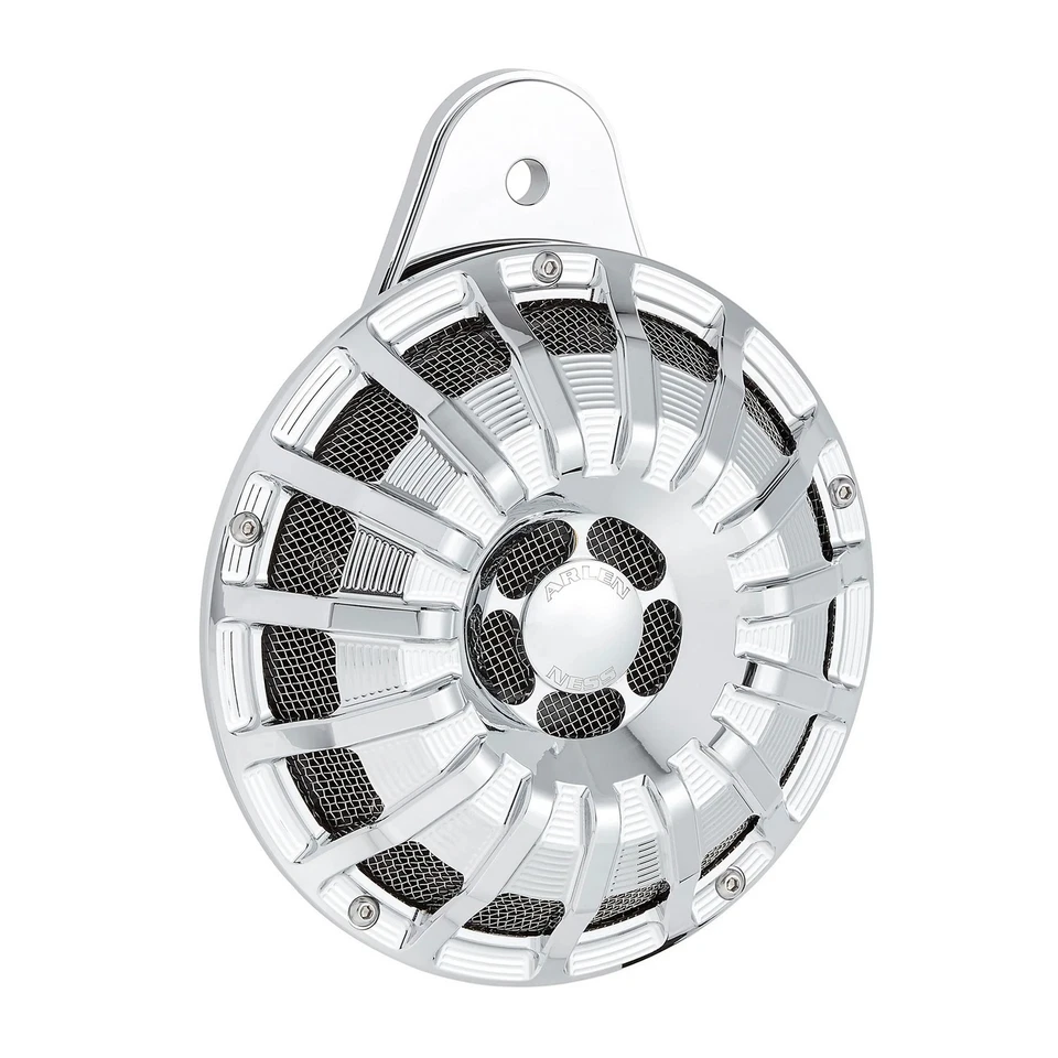 Kit de bocina cromada de 15 radios Arlen Ness (70-263) Foto 1 de 1