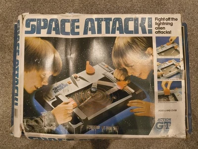 Vintage Action GT Space Attack Game, Fully Functional with Original Spinner 80’s - Image 1 of 3