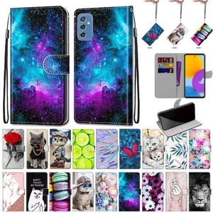 For Samsung Galaxy J3 J5 J7 J4 J6 Plus Flip Magnetic Leather Wallet Case Cover - Picture 1 of 30