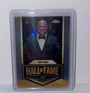 2025 Topps Chrome WWE Hall of Fame HOF 2017 Kurt Angle - Picture 1 of 2