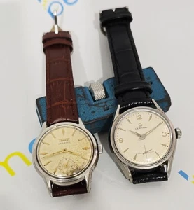 Lot Sale 2pcs Vintage Tissot Certina Mechanical 17 Jewels Watches Working Order - Picture 1 of 11