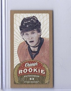 2009-10 UPPER DECK CHAMP'S PETER REGIN RC UD MINI ROOKIE #166 SENATORS