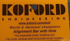 Koford Alignment Bar with Hole 1/24 slot car from Mid-America Raceway M148 - Picture 1 of 3