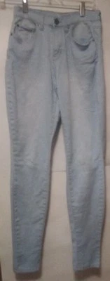  Blue jeans girls size 5 slim waist 26 inseam 31 some spandex by Mudd - Image 1 of 2