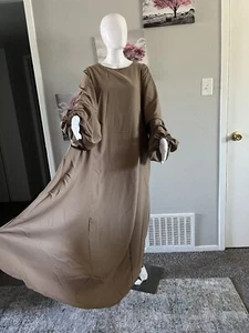 Long Scarf With Headcover And Long Arabian Dress🥰abaya,Hijab, Khimar,Niqab,نقاب - Picture 1 of 5