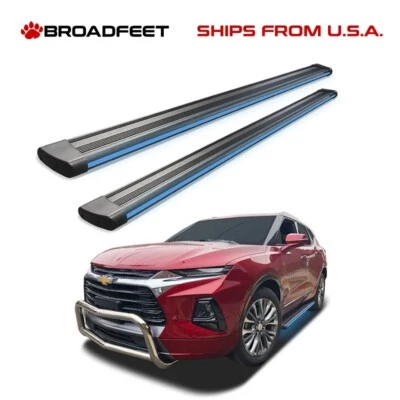 Chevrolet Blazer R66 2019-2022 estribo con luces azules Foto 1 de 4