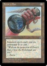 Feroz's Ban  x2  Homelands MtG  LP to NM