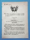 Decreto Regno Italia - Costituzione comune di Galdo in sezione di Salerno 1884