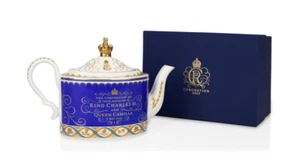 The Coronation of Their Majesties King Charles III and Queen Camilla Teapot - Picture 1 of 4