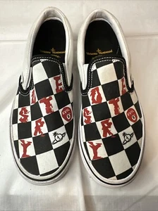 Vans x Vivienne Westwood Anglomania Slip-On Skate Shoe Men’s 5.5 Women’s 7 Rare - Picture 1 of 14