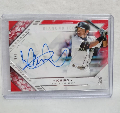 Ichiro Suzuki 2018 Topps Diamond Icons #DTAR-I Single Player Dual