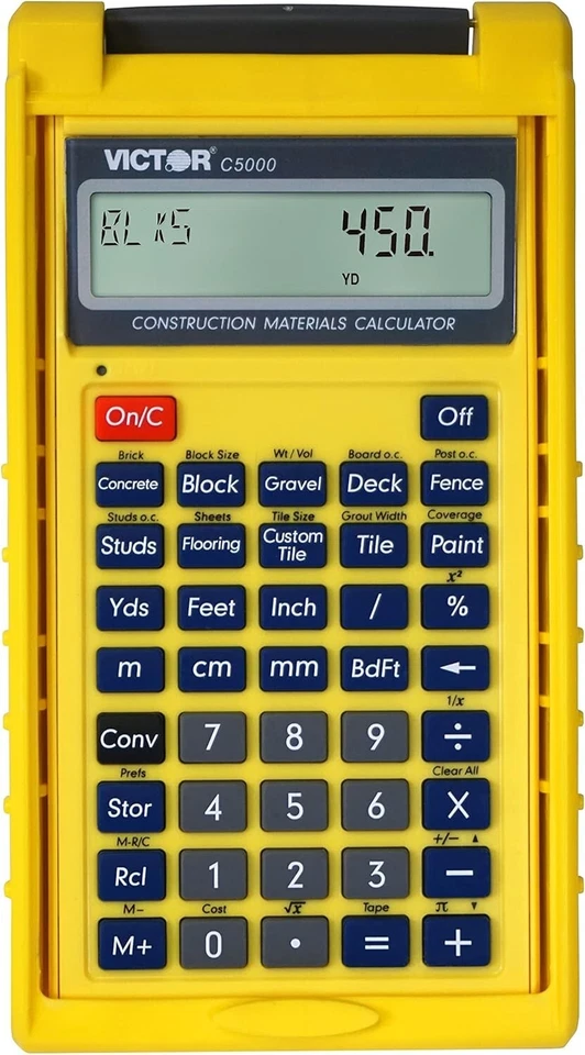 Victor C5000 Construction Materials Calculator With Protective Case - Image 1 of 4