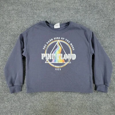 Sudadera Pink Floyd Niña Grande Gris Lado Oscuro de la Luna Pullover Manga Larga Foto 1 de 4