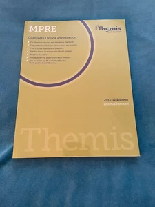 THEMIS BAR REVIEW ~ MPRE Book 2011-2012 Edition Comprehensive Study Guide - Picture 1 of 1