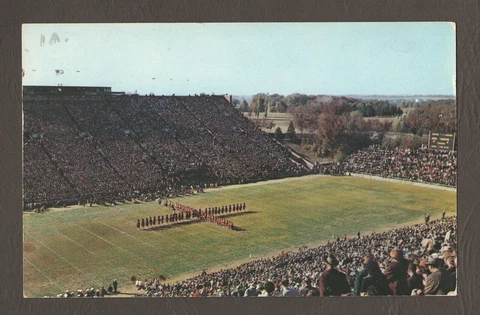 1954 University of Iowa Hawkeyes Football Stadium Postcard Cover