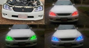 RGB halo ring for LEXUS IS200 IS300 Toyota Altezza Gita 98-05 flash LED ange eye - Picture 1 of 20