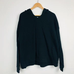 Sonoma Women's Long Sleeve Hooded Sweatshirt Hoodie Solid Black Casual Size 2X - Picture 1 of 5