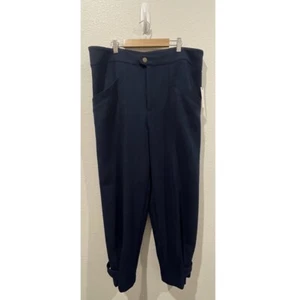 MAEVE Navy Marin Pants Size 14 - Picture 1 of 6