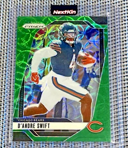 2024 Panini Prizm D'Andre Swift #47 Green Scope LOW POP ONLY /75 Chicago Bears - Picture 1 of 3