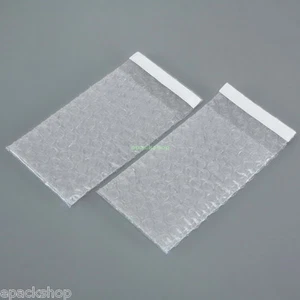 25 Clear Self Seal Bubble Pouches Envelopes Packing Bag 3" x 5.9"_80 x150+20mm - Picture 1 of 12