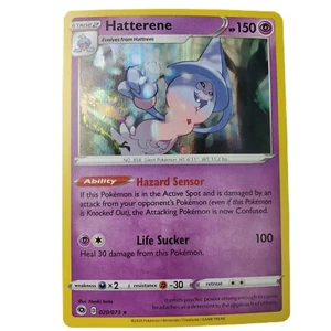 Tarjeta Pokémon HATTERENE Holo Raro 020/073 CAMINO DEL CAMPEÓN CASI NUEVO 20/73 - Imagen 1 de 2