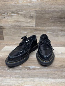 Dr. Martens Belladonna Punta 2 Ojos Creeper Negro Charol Lamper Para Mujer Talla 11 - Imagen 1 de 8