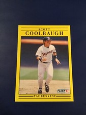 1991 Fleer Update #U-122 Scott Coolbaugh San Diego Padres Baseball Card RARE