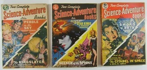 Two Complete Science-Adventure Books 3 Issue Run #1, 2, & 3 VG Nice Pulp Lot! - Picture 1 of 5