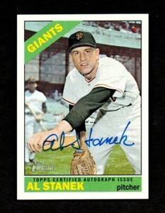 2016 Topps Heritage Real One Autograph Al Stanek San Francisco Giants 1966 RIP