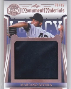 2023 LEAF A BRONX LEGACY.MARIANO RIVERA.MONUMENTAL MATERIALS.BRONZE./45.YANKEES - Picture 1 of 2