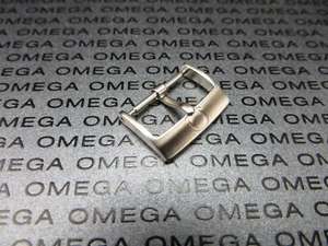 New 18mm Authentic OMEGA Stainless Steel Tang Buckle Brush Finish 18 mm - Picture 1 of 2