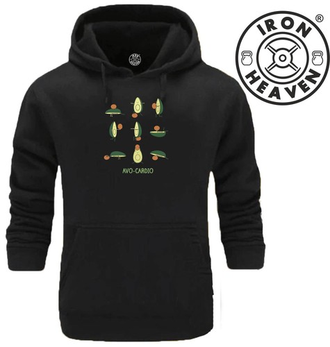 VETEMENTS Avocardio Hoodie Gym Clothing Bodybuilding Training Workout Exercise MMA Men Top