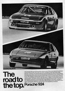 1980 Porsche 924 Road Atlanta National Championships Original Ad - Imagen 1 de 1