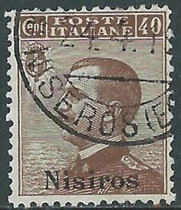 1912 EGEO NISIRO USATO EFFIGIE 40 CENT - RB25-2 - Picture 1 of 1